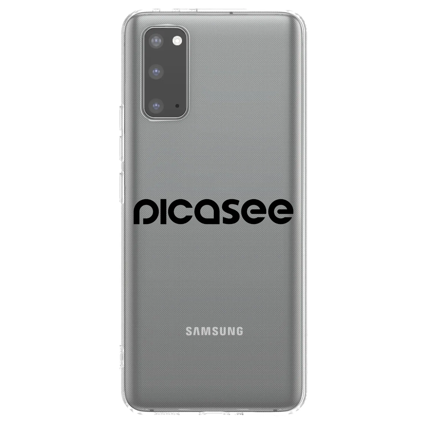 Picasee silikonski prozorni ovitek za Samsung Galaxy S20 G980F - Picasee - new logo - black