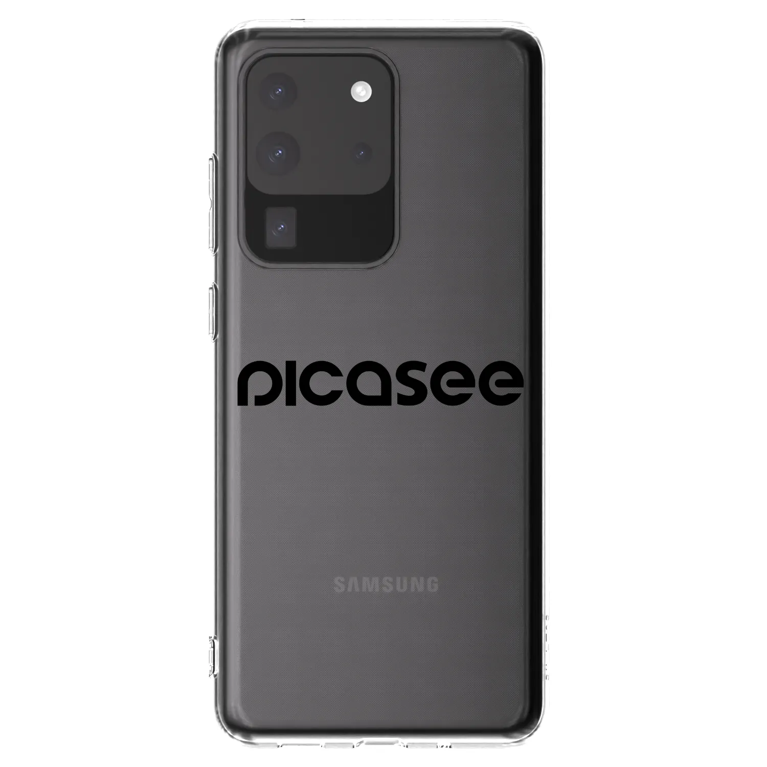 Picasee silikonski prozorni ovitek za Samsung Galaxy S20 Ultra 5G G988F - Picasee - new logo - black