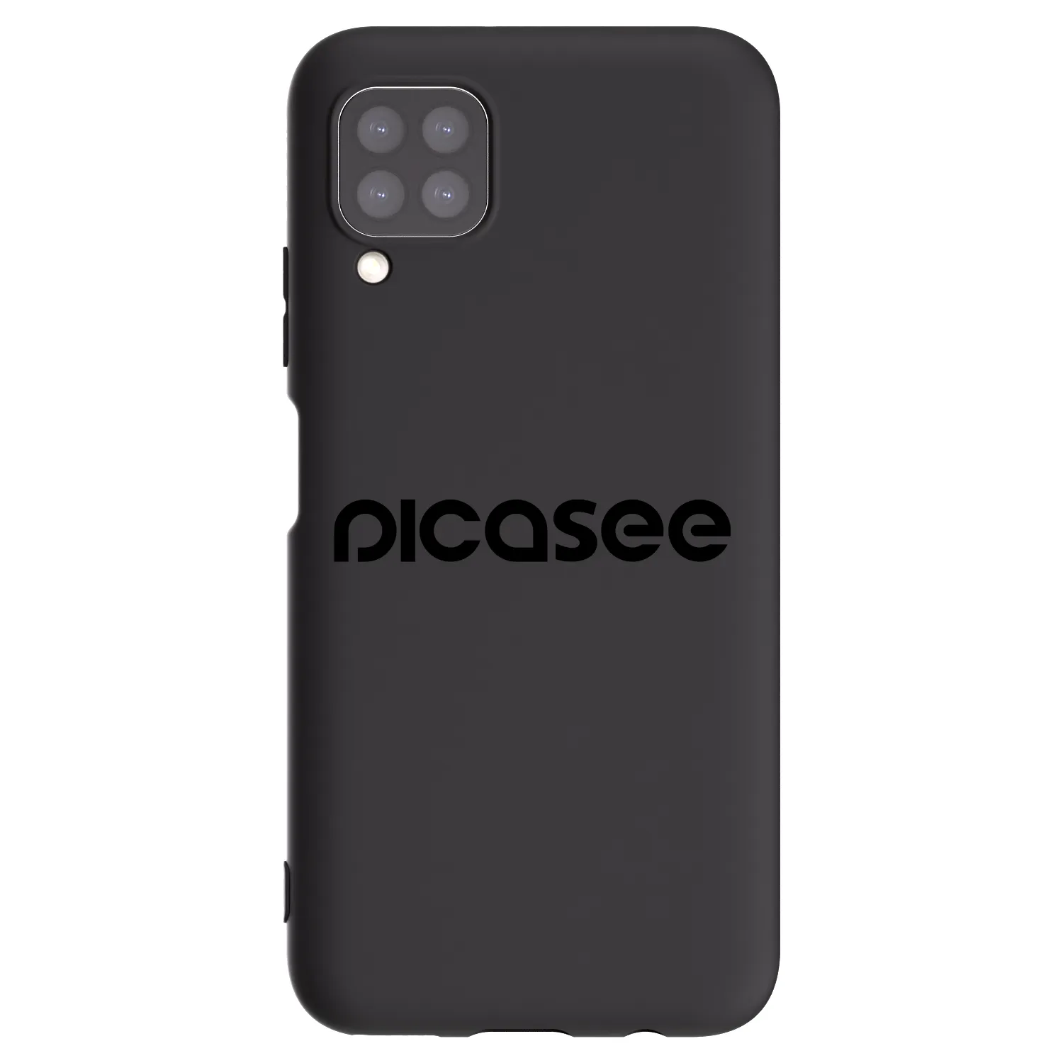 Picasee silikonski črni ovitek za Huawei P40 Lite - Picasee - new logo - black