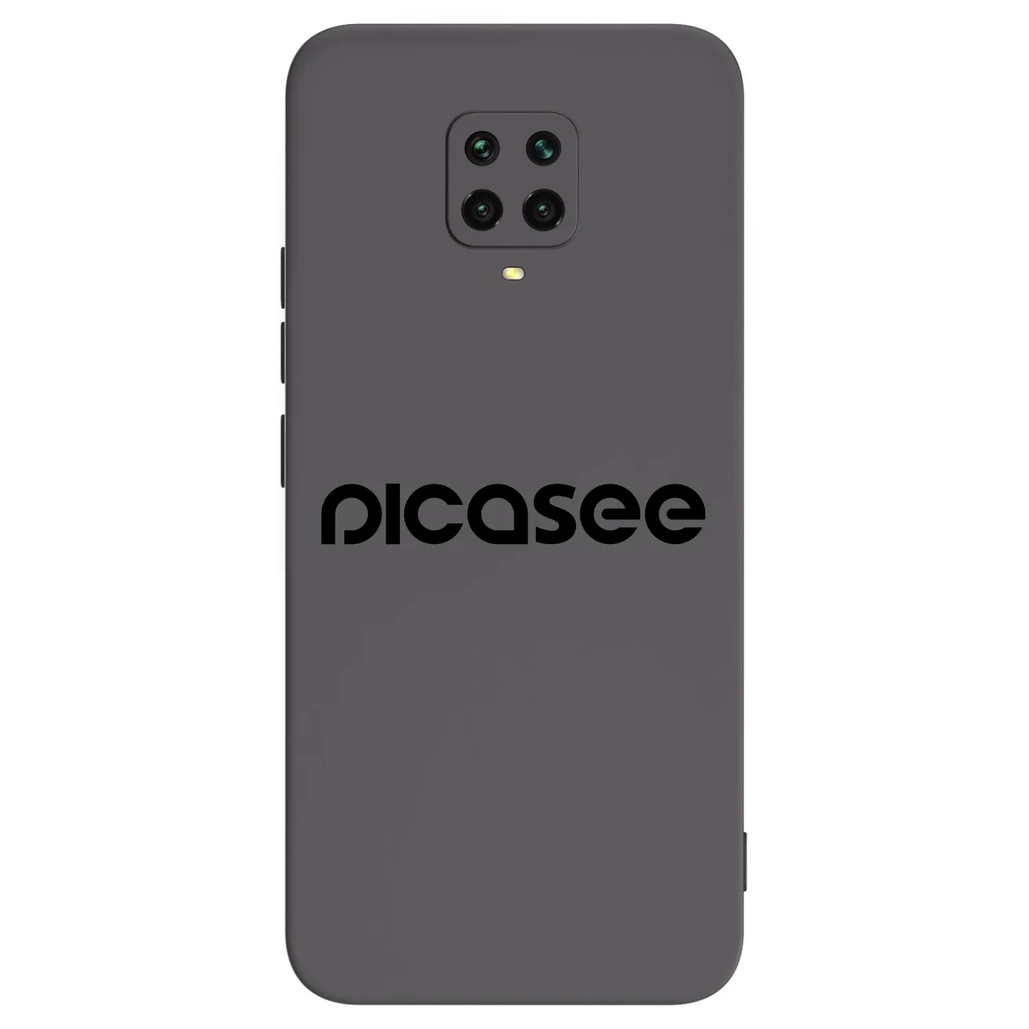 Picasee silikonski črni ovitek za Xiaomi Redmi Note 9S - Picasee - new logo - black