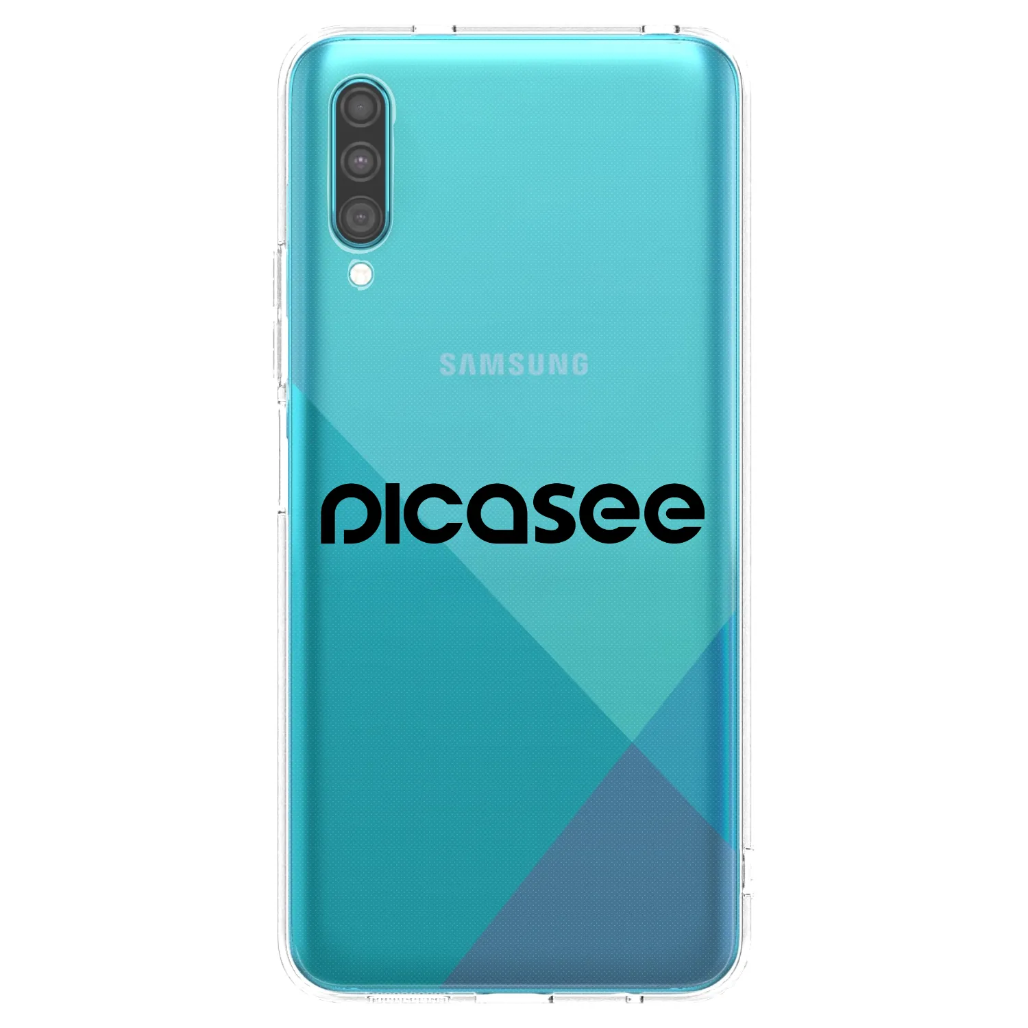 Picasee silikonski prozorni ovitek za Samsung Galaxy A30s A307F - Picasee - new logo - black