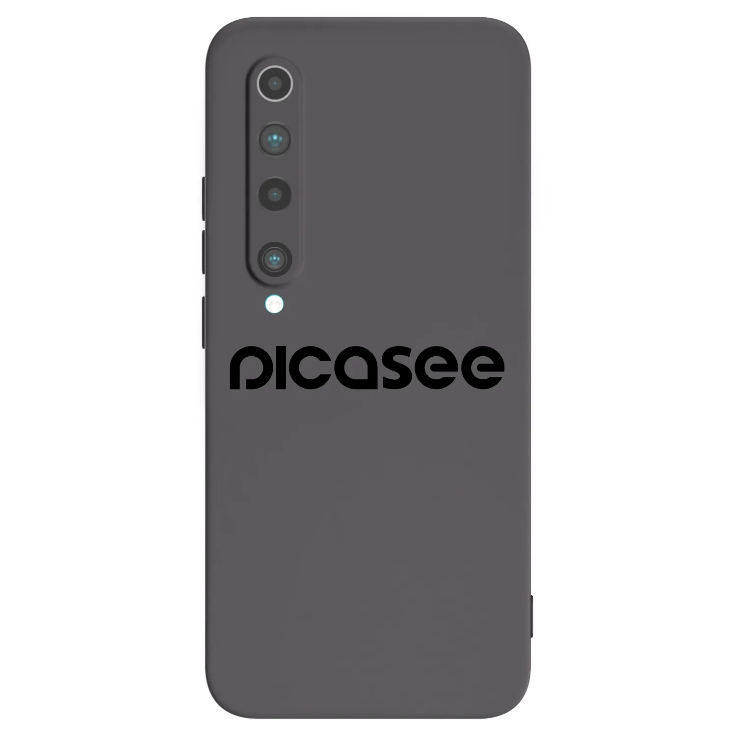 Picasee silikonski črni ovitek za Xiaomi Mi 10 - Picasee - new logo - black