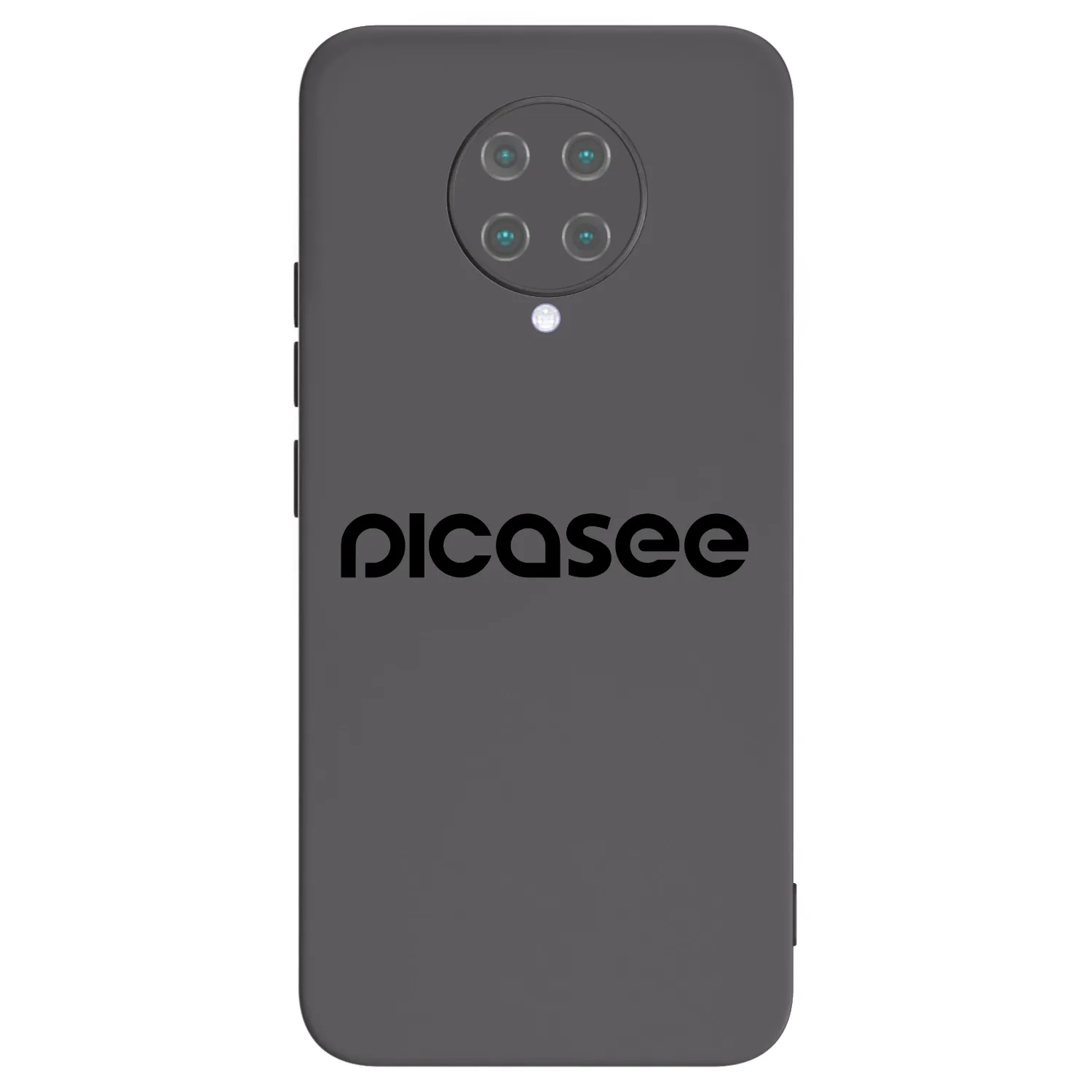 Picasee silikonski črni ovitek za Xiaomi Poco F2 Pro - Picasee - new logo - black