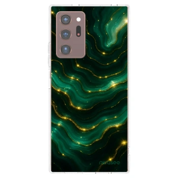 Picasee silikonski prozorni ovitek za Samsung Galaxy Note 20 Ultra - Emerald