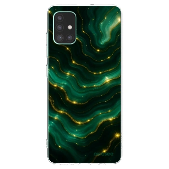 Picasee silikonski prozorni ovitek za Samsung Galaxy M51 M515F - Emerald