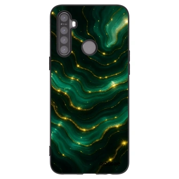 Picasee silikonski črni ovitek za Realme 6i - Emerald