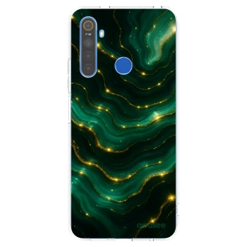 Picasee silikonski prozorni ovitek za Realme 5 - Emerald