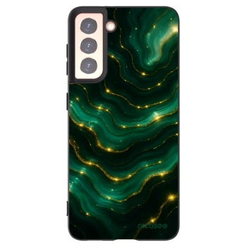 Picasee silikonski črni ovitek za Samsung Galaxy S21 5G G991B - Emerald