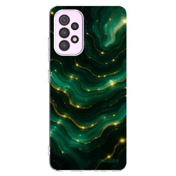 Picasee silikonski prozorni ovitek za Samsung Galaxy A32 5G A326B - Emerald