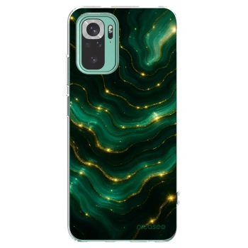 Picasee silikonski prozorni ovitek za Xiaomi Redmi Note 10 Pro - Emerald