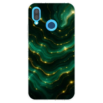 Picasee silikonski prozorni ovitek za Huawei P20 Lite - Emerald