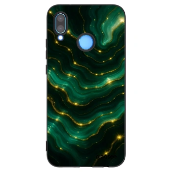 Picasee silikonski črni ovitek za Huawei P20 Lite - Emerald