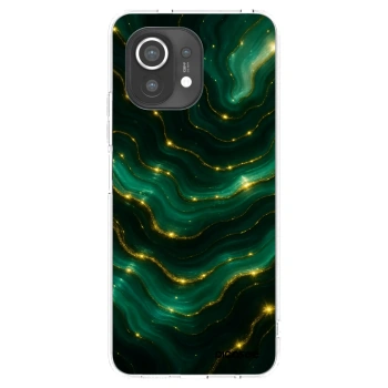 Picasee silikonski prozorni ovitek za Xiaomi Mi 11 - Emerald