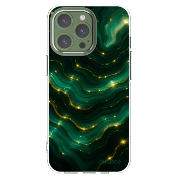 Picasee silikonski prozorni ovitek za Apple iPhone 13 Pro - Emerald