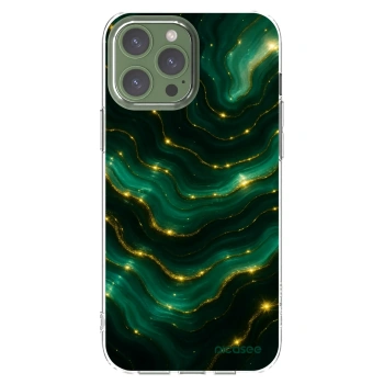 Picasee silikonski prozorni ovitek za Apple iPhone 13 Pro Max - Emerald