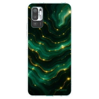 Picasee silikonski prozorni ovitek za Xiaomi Redmi Note 10 5G - Emerald