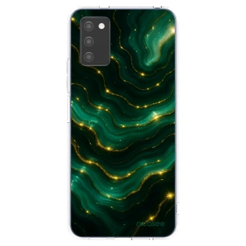Picasee silikonski prozorni ovitek za Samsung Galaxy A02s A025G - Emerald
