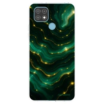 Picasee silikonski prozorni ovitek za Realme C21 - Emerald