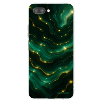 Picasee silikonski prozorni ovitek za Honor 10 - Emerald