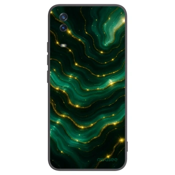 Picasee silikonski črni ovitek za Vivo Y11s - Emerald