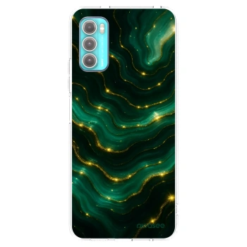 Picasee silikonski prozorni ovitek za Motorola Moto G60 - Emerald