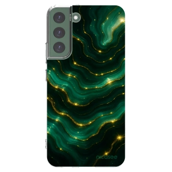Picasee silikonski prozorni ovitek za Samsung Galaxy S22+ 5G - Emerald