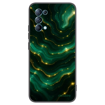 Picasee silikonski črni ovitek za OPPO Reno 5 5G - Emerald