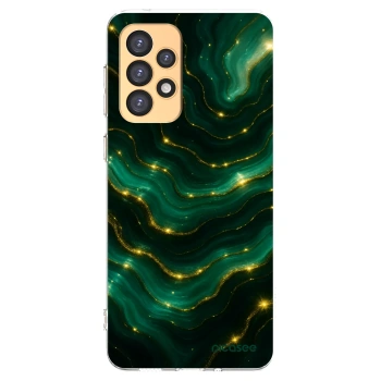 Picasee silikonski prozorni ovitek za Samsung Galaxy A33 5G A336 - Emerald
