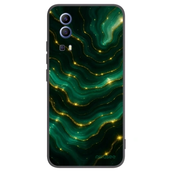 Picasee silikonski črni ovitek za Vivo Y52 5G - Emerald