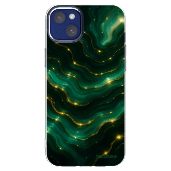 Picasee silikonski prozorni ovitek za Apple iPhone 14 Plus - Emerald