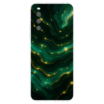 Picasee silikonski prozorni ovitek za Sony Xperia 10 IV 5G - Emerald