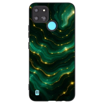 Picasee silikonski črni ovitek za Realme C21Y - Emerald