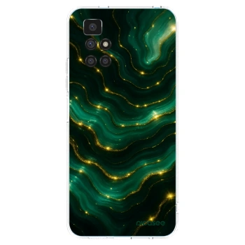 Picasee silikonski prozorni ovitek za Xiaomi Redmi 10 (2022) - Emerald
