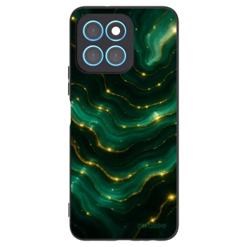 Picasee silikonski črni ovitek za Honor X8 5G - Emerald