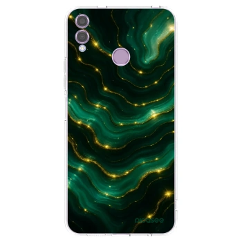 Picasee silikonski prozorni ovitek za Honor 8X - Emerald