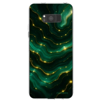Picasee silikonski prozorni ovitek za Samsung Galaxy S8 G950F - Emerald