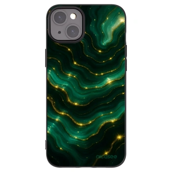 Picasee silikonski črni ovitek za Apple iPhone 15 Plus - Emerald