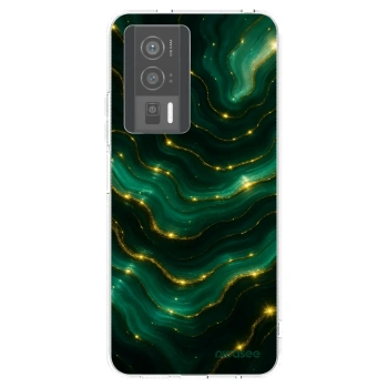 Picasee silikonski prozorni ovitek za Xiaomi Poco F5 Pro 5G - Emerald
