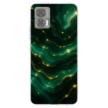 Picasee silikonski prozorni ovitek za Motorola Edge 30 Neo - Emerald