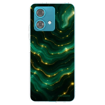 Picasee silikonski prozorni ovitek za Motorola Edge 40 Neo - Emerald