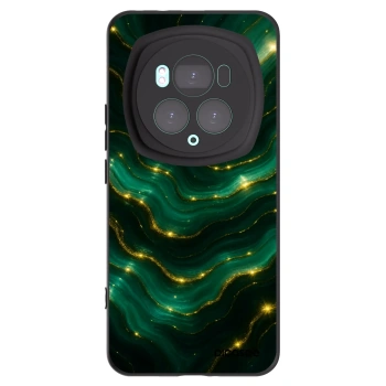Picasee silikonski črni ovitek za Honor Magic6 Pro - Emerald