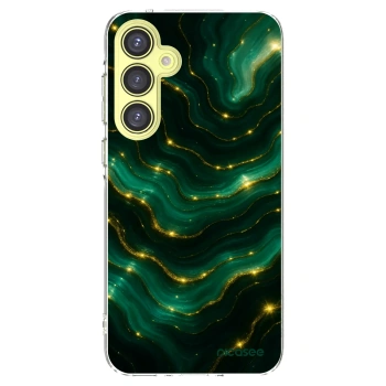 Picasee silikonski prozorni ovitek za Samsung Galaxy A35 5G A356B - Emerald