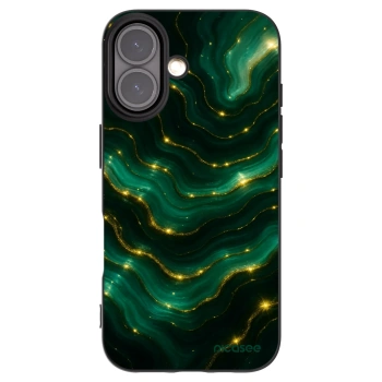 Picasee silikonski črni ovitek za Apple iPhone 16 - Emerald