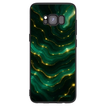 Picasee silikonski črni ovitek za Samsung Galaxy S8 G950F - Emerald