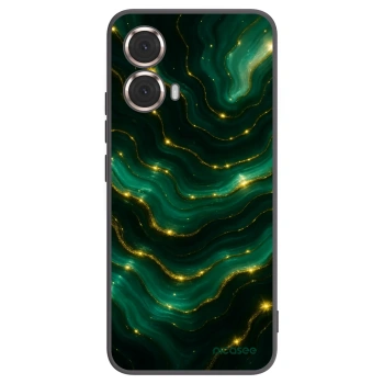 Picasee silikonski črni ovitek za Motorola Moto G85 - Emerald