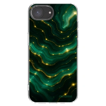 Picasee silikonski prozorni ovitek za Apple iPhone 16e - Emerald