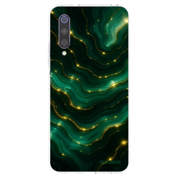 Picasee silikonski prozorni ovitek za Xiaomi Mi 9 - Emerald