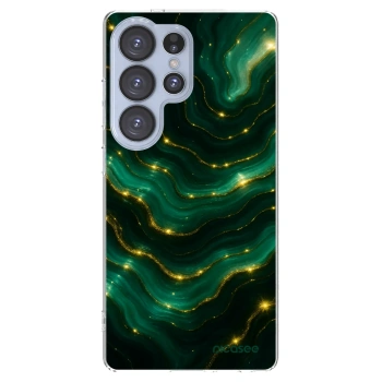 Picasee silikonski prozorni ovitek za Samsung Galaxy S25 Ultra 5G - Emerald