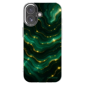 Picasee silikonski prozorni ovitek za Apple iPhone 17 - Emerald