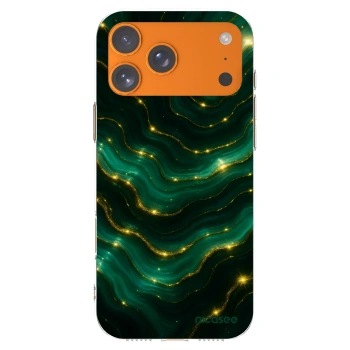 Picasee silikonski prozorni ovitek za Apple iPhone 17 Pro Max - Emerald